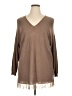 Tempo Paris Brown Pullover Sweater Size XL (estimated) - photo 1