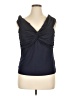 H&M Blue Sleeveless Blouse Size XL - photo 1