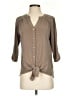 Fortune + Ivy Brown 3/4 Sleeve Blouse Size XS - photo 1
