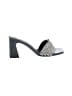 Forever 21 Houndstooth Gray Sandals Size 6 1/2 - photo 1