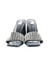 Forever 21 Houndstooth Gray Sandals Size 6 1/2 - photo 2