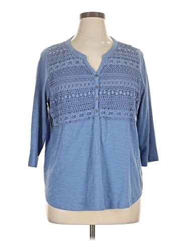Cj Banks 3/4 Sleeve Top (view 1)
