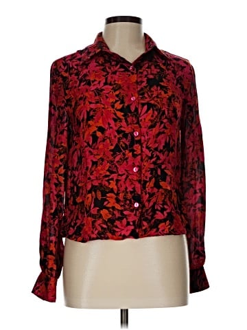 Rena Rowan Long Sleeve Silk Top (view 1)