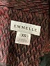 Emmelle Print Burgundy Jacket Size XS - photo 6