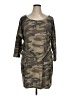 Venus Camo Gray Casual Dress Size 1X - photo 1