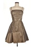 Masquerade 100% Polyester Metallic Gold Cocktail Dress Size 9 - 10 - photo 1