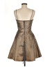 Masquerade 100% Polyester Metallic Gold Cocktail Dress Size 9 - 10 - photo 2