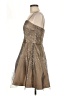 Masquerade 100% Polyester Metallic Gold Cocktail Dress Size 9 - 10 - photo 5
