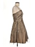Masquerade 100% Polyester Metallic Gold Cocktail Dress Size 9 - 10 - photo 4