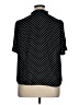 CeCe 100% Polyester Polka Dots Black Short Sleeve Blouse Size 1X - photo 2