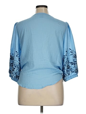 Olivia & Martin 3/4 Sleeve Blouse (view 2)