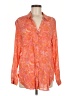 Pilcro 100% Viscose Paisley Orange Long Sleeve Blouse Size M - photo 1