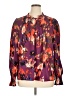 HOTOUCH 100% Polyester Purple Long Sleeve Blouse Size XL - photo 1