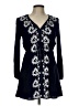 Zinga 100% Rayon Blue Long Sleeve Blouse Size L - photo 1