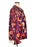 HOTOUCH 100% Polyester Purple Long Sleeve Blouse Size XL - photo 4