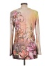 Cover Charge Silver Yellow Long Sleeve Blouse Size L - photo 2
