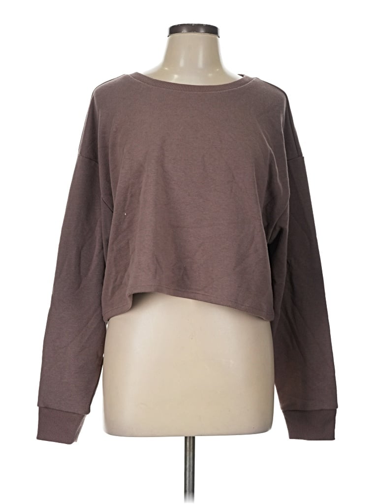 Pre-owned 90 Degree By Reflex Long Sleeve T-shirt In Brown