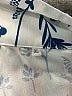Unbranded 100% Polyester Print Blue Long Sleeve Blouse Size XL - photo 7