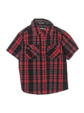 Airwalk Short Sleeve Button-Down Shirt (view 1)