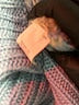 J.Crew Chevron-herringbone Blue Turtleneck Sweater Size XS - photo 8