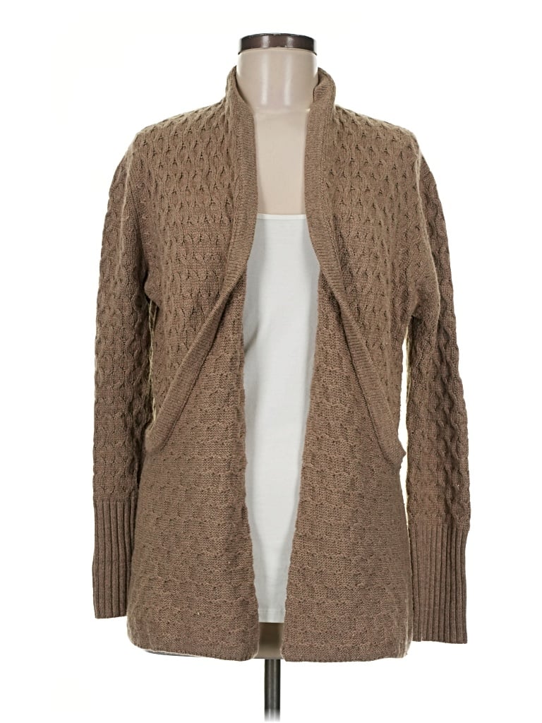 Pre-owned Brixon Ivy Cardigan Sweater In Tan