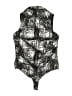 Urban Rose Black Bodysuit Size 1X - photo 1