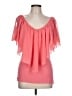 Venus Pink Short Sleeve Blouse Size L - photo 1