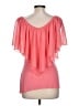 Venus Pink Short Sleeve Blouse Size L - photo 2
