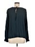 Knox Rose 100% Rayon Teal Long Sleeve Blouse Size M - photo 1