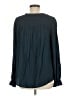 Knox Rose 100% Rayon Teal Long Sleeve Blouse Size M - photo 2