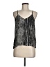 H&M Conscious 100% Polyester Silver Sleeveless Blouse Size 6 - photo 1