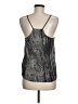 H&M Conscious 100% Polyester Silver Sleeveless Blouse Size 6 - photo 2