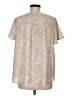 Torrid Animal Print Tan Short Sleeve Blouse Size Med Plus (00) - photo 2