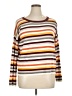 Fate Stripes Brown Pullover Sweater Size XL - photo 1