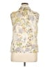Quintessential 100% Polyester Ivory Green Sleeveless Blouse Size XL - photo 2