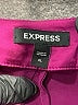 Express 100% Polyester Burgundy Long Sleeve Blouse Size XL - photo 7