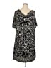 Style&Co Paisley Black Casual Dress Size 2X - photo 1