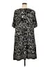 Style&Co Paisley Black Casual Dress Size 2X - photo 2