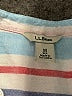 L.L.Bean Stripes Blue 3/4 Sleeve Button-Down Shirt Size M - photo 7
