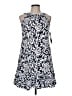MSK Paisley Blue Casual Dress Size M (petite) - photo 1