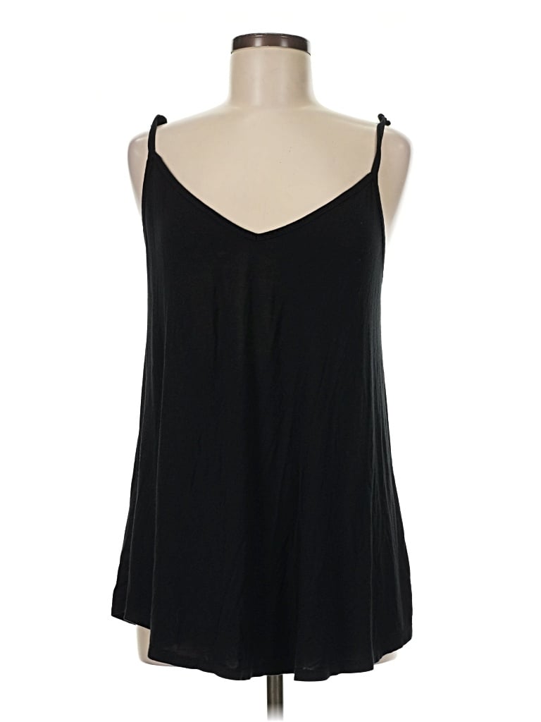 Pre-owned Unbranded Tank Top Black Strapless Neckline Tops