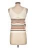 Unbranded 100% Polyester Ivory Sleeveless Top Size L - photo 2