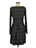 Leota Tweed Black Casual Dress Size M - photo 2