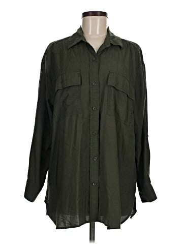 Banana Republic Factory Store Long Sleeve Button-Down Shirt (view 1)