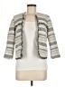 Atmosphere Stripes Gray Blazer Size 6 - photo 1