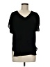 Ann Taylor LOFT 100% Polyester Black Short Sleeve Blouse Size M - photo 1