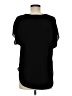 Ann Taylor LOFT 100% Polyester Black Short Sleeve Blouse Size M - photo 2