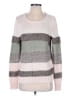 Ann Taylor LOFT Color Block Pink Pullover Sweater Size M - photo 1