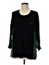 CAbi 100% Cotton Black Long Sleeve Blouse Size M - photo 1