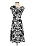En Focus Studio Print Black Cocktail Dress Size 4 (petite) - photo 1